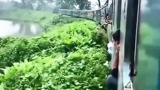 A new way to steal mobile from a moving train