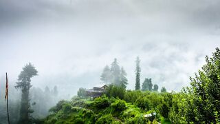 Beautiful hills view/beautiful cloudy weather