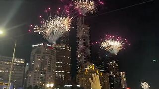 New year calebration in Melbourne
