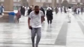 The rain is coming in the medina