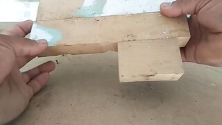 How To Make Wooden Gun WoodWorking Art  Wood Carving Wooden Gun