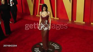 Kylie Jenner attends the 2024 Vanity Fair Oscar Party Hosted By Radhika Jones at Wallis Annenberg Center for the Performing Arts on March