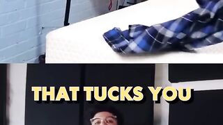 It tucks you in #shorts #bed #sleep