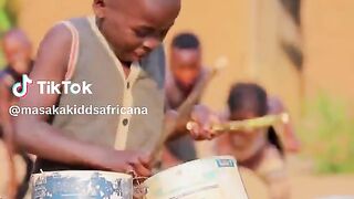 African children love music