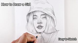 How to draw a girl easy tutorial