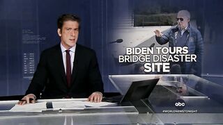 Biden reassures Baltimore that the nation supports city after bridge collapse.