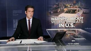 US Intelligence warns of possible threats to large gatherings.