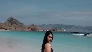 Anya the  girl on the beach