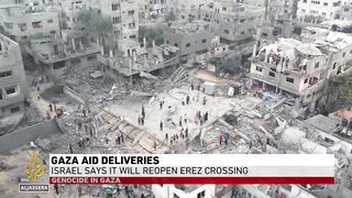 Gaza aid deliveries_ Israel says it will reopen Erez crossing.