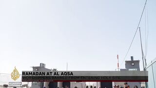 Ramadan at Al Aqsa_ Worshippers barred from entering holy site.