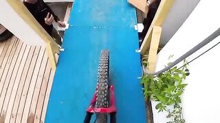 Extreme bike athlete challenge