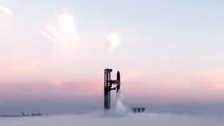 The starship preparing for third flight