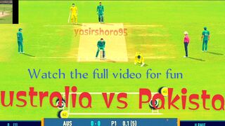 Australia vs Pakistan real cricket 24 gameplay
