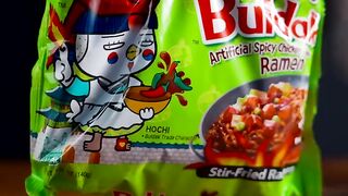 Cooking Spicy Korean Ramen | Asmr Mukbang