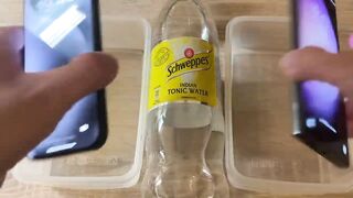 iPhone 15 Pro Max vs Samsung Galaxy S23 Ultra - Sparkling Water FREEZE Test!