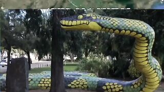 I Found Proof Giant Snake is Real On Google Earth