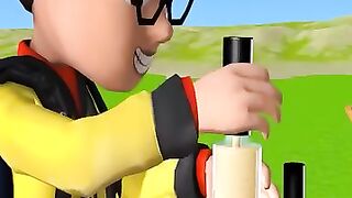 Game in makeup nail