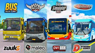 Bus Simulator Indonesia VS World Bus Driving Simulator VS Bus Simulator Ultimate VS Bus Sim 2023