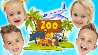 Vlad and Niki Family trips to the Zoo and Amusement park for kids