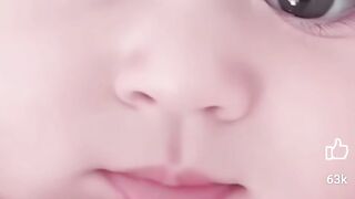 Cute baby laugh