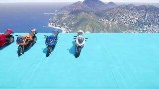 Cars 3 Crazy McQueen Epic New Stunt Race For Car Racing Challenge par Trevor et Shark [GTAV MODS]
