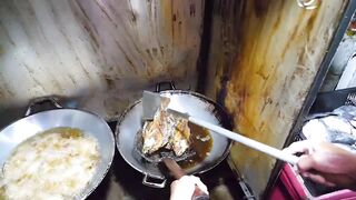 Ikan nila goreng tawar