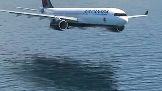 Emergency landing in water