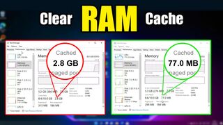 how to clear memory cache windows 10/11 (2024) | Make Computer Faster