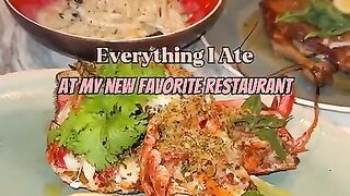 Everything I ate my new fav restaurant eating