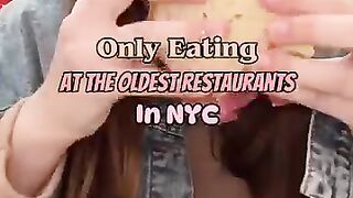 Only eating at NYC's oldest restaurant food