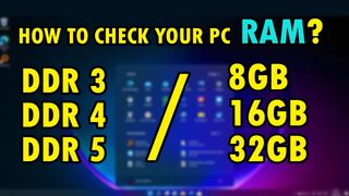How to check the RAM type DDR3 or DDR4 in Windows 10 / Window 11