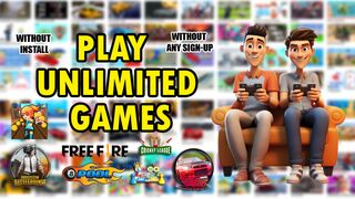 Play Unlimited Games| How To Play PC Games Without a Graphics Card | Play Games on Normal PC