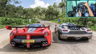 LaFerrari - Forza Horizon 5 Realistic Driving | Steering Wheel Gameplay