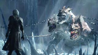 Dante meets a three-headed beast