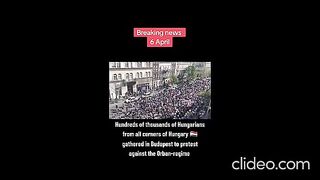 ПРОТЕСТИ В УНГАРИЯ ПРОТИВ ОРБАН