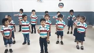class nursery Actions work activity very energetic and enjoying