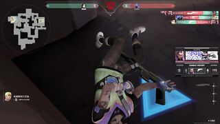 A video clip of SAGE transforming the mihrab-VALORANT