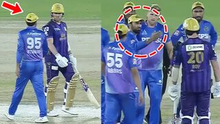 PSL 9 | Iftikhar Ahmed vs Jason Roy Heavy Fight | Quetta Gladiators vs Multan Sultans| PCB | M1Z2A