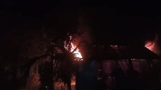 Everything was burnt in the fire