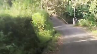 Traveling via village roads