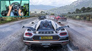 Koenigsegg One - Forza Horizon 5 Realistic Driving | Logitech G29 Gameplay