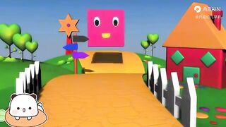 Episode 48 Shape Enlightenment#Puzzle Animation#0-3 Years Old Children’s Enlightenment Cartoon#English Enlightenment
