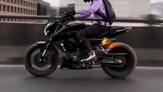 BIKE RIDING ON CITY ROAD