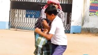 Boy work vs school