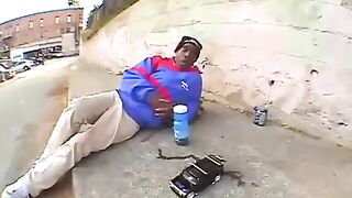 Man funny cycle accident