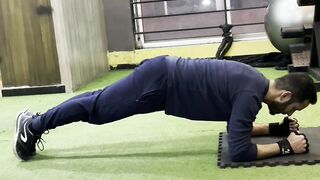 Plank hold | Best fast fat burning exercise | Half Plank hold  | 4 weeks weight loss challenge