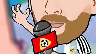 Messi in SpongeBob world