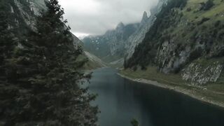 Beautiful scenery|waterfalls|forests|blue water|