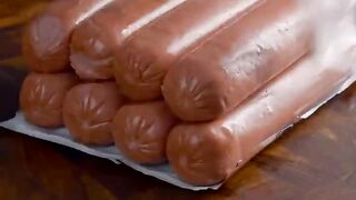 Cooking Sausage sandwich | Asmr Mukbang