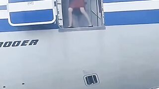 Airplane door